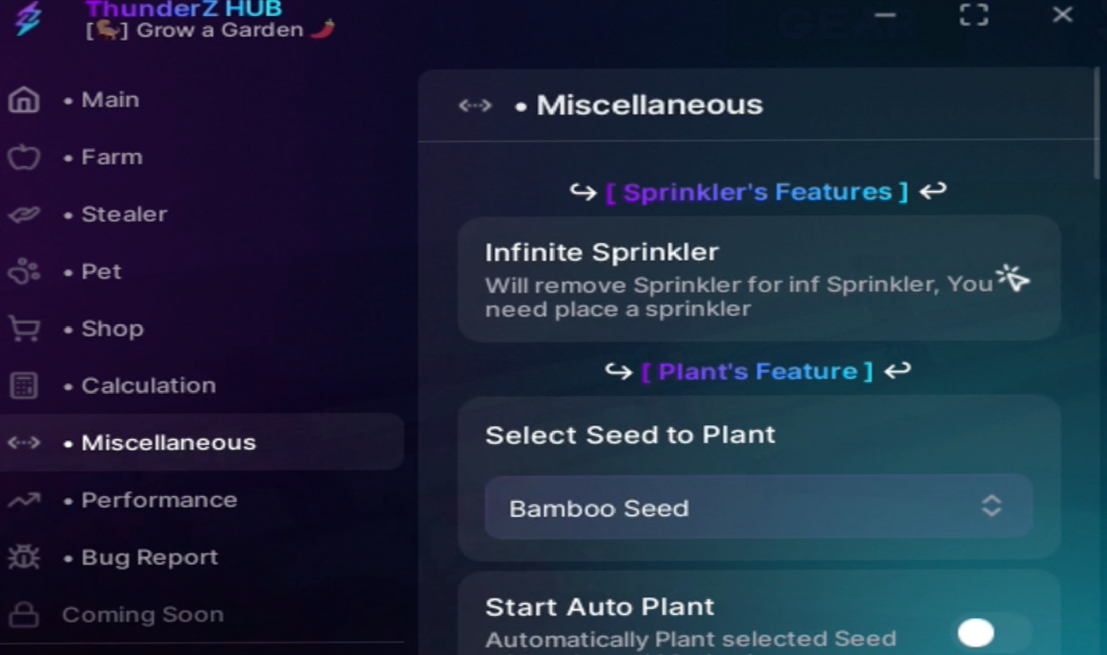 Roblox Script 2025 - Professional Zen Event Automation Script - Grow A Garden Roblox Script Preview